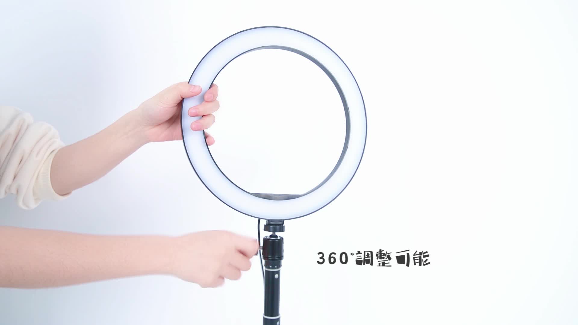 Amazon | Amconsure LEDリングライト高安定性 三脚スタンド+卓上